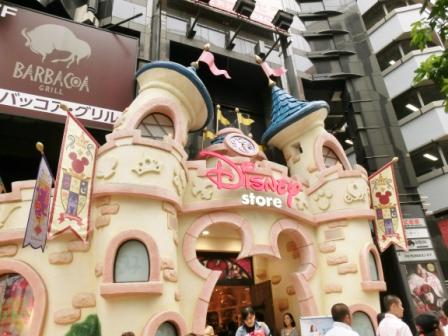 Disney Store in Shibuya, Tokyo, Japan.